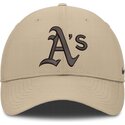 sapkak-ivelt-bezs-allithato-structured-uv-poly-ripstop-oakland-athletics-mlb-nike