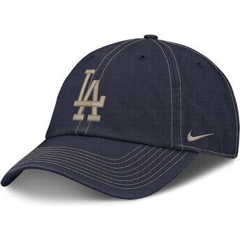 Sapkák ívelt sötétkék állítható Fathers Day Club Unstructured Organic Cotton Los Angeles Dodgers MLB Nike