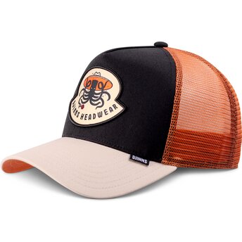 Sapkák ívelt fekete snapback HFT Rose Kraken Djinns