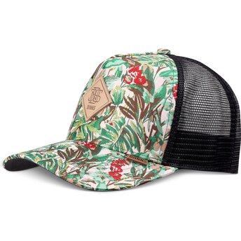 Sapkák ívelt zöld snapback HFT Woven Jungle Djinns