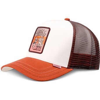 Sapkák ívelt barna snapback HFT LSCC Funky Patch Djinns