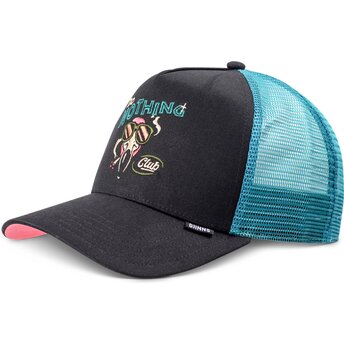 Sapkák ívelt fekete snapback HFT DNC Flamingo Djinns