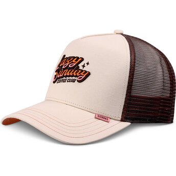 Sapkák ívelt bézs snapback HFT LSCC Funky Djinns