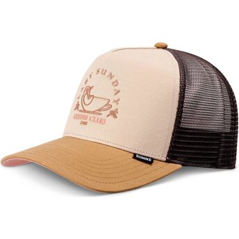 Sapkák ívelt bézs snapback HFT Lazy Bird Djinns
