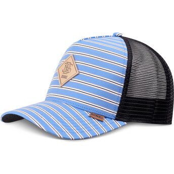Sapkák ívelt kék snapback HFT Business Stripe Djinns