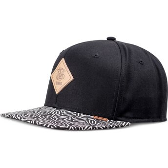 Sapkák lapos fekete snapback Gothic Freestyle Rev Djinns
