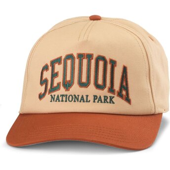 Sapkák ívelt barna snapback Roscoe Sequoia National Park American Needle