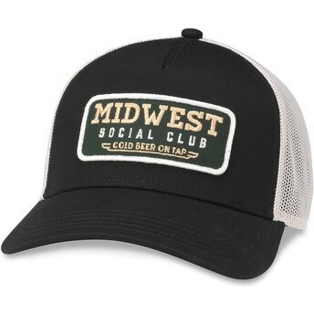 Sapkák ívelt fekete snapback Valin Midwest Social Club American Needle