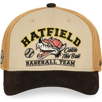 Sapkák ívelt barna snapback PCS BAS Hatfield