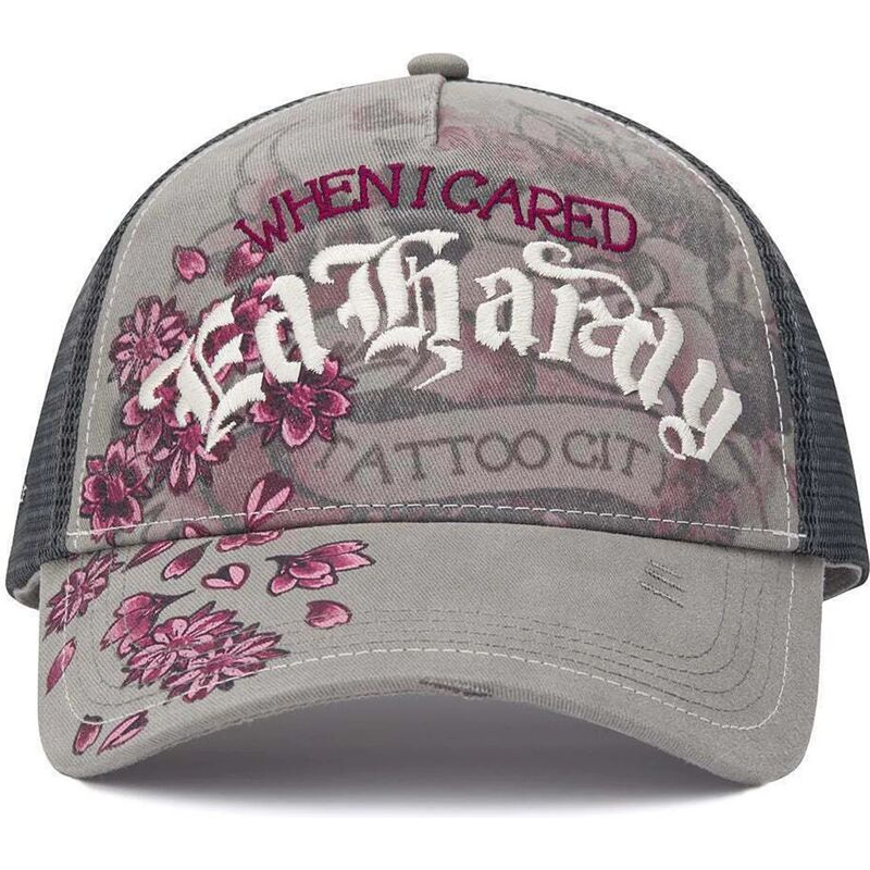 sapkak-ivelt-szurke-snapback-floral-tattoo-city-vintage-wash-ed-hardy