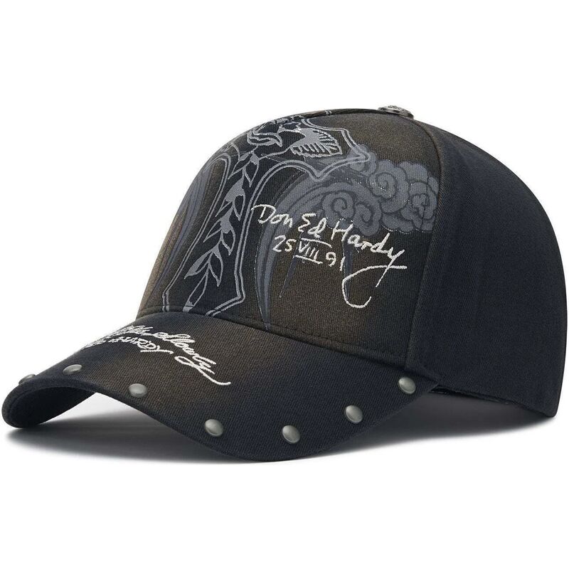 sapkak-ivelt-fekete-allithato-storming-rose-washed-ed-hardy