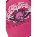sapkak-ivelt-rozsaszin-snapback-flaming-gothic-skull-washed-ed-hardy