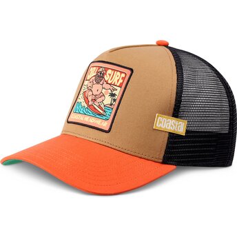 Sapkák ívelt barna snapback HFT Chill Surf Coastal