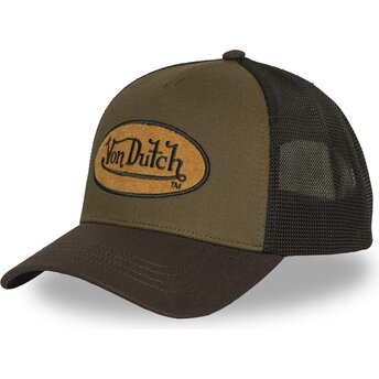 Sapkák ívelt zöld snapback TERRY20 Von Dutch