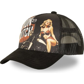 Sapkák ívelt fekete snapback SUBL21 Von Dutch