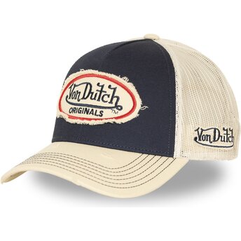 Sapkák ívelt sötétkék snapback URB07 Von Dutch