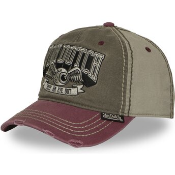Sapkák ívelt többszínű állítható RETRO17 Von Dutch