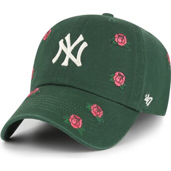Sapkák ívelt zöld állítható Clean Up Scatter New York Yankees MLB 47 Brand