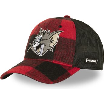 Sapkák ívelt piros snapback TAJ9 Tom Looney Tunes Capslab
