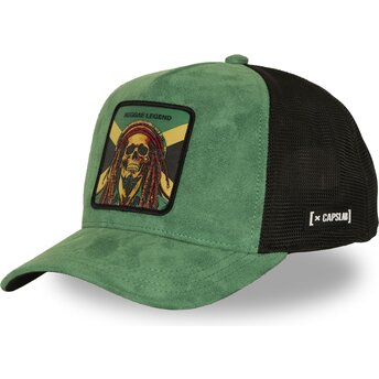 Sapkák ívelt zöld snapback Reggae Legend STA1 REG Bob...