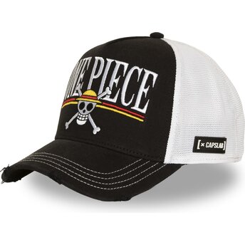 Sapkák ívelt fekete snapback OP8 Szalmakalap Kalózok One Piece Capslab