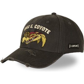 Sapkák ívelt fekete snapback LOO14 COY Kojot Looney Tunes Capslab