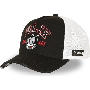 Sapkák ívelt fekete snapback FLX1 FEL Felix The Cat Capslab