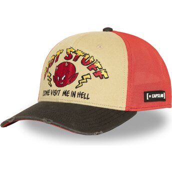 Sapkák ívelt többszínű snapback HST HEL Hot Stuff The Little Devil Capslab