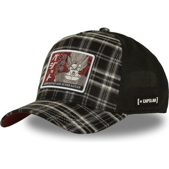 Sapkák ívelt fekete snapback DBS9 GOD Vegetto Dragon Ball Capslab
