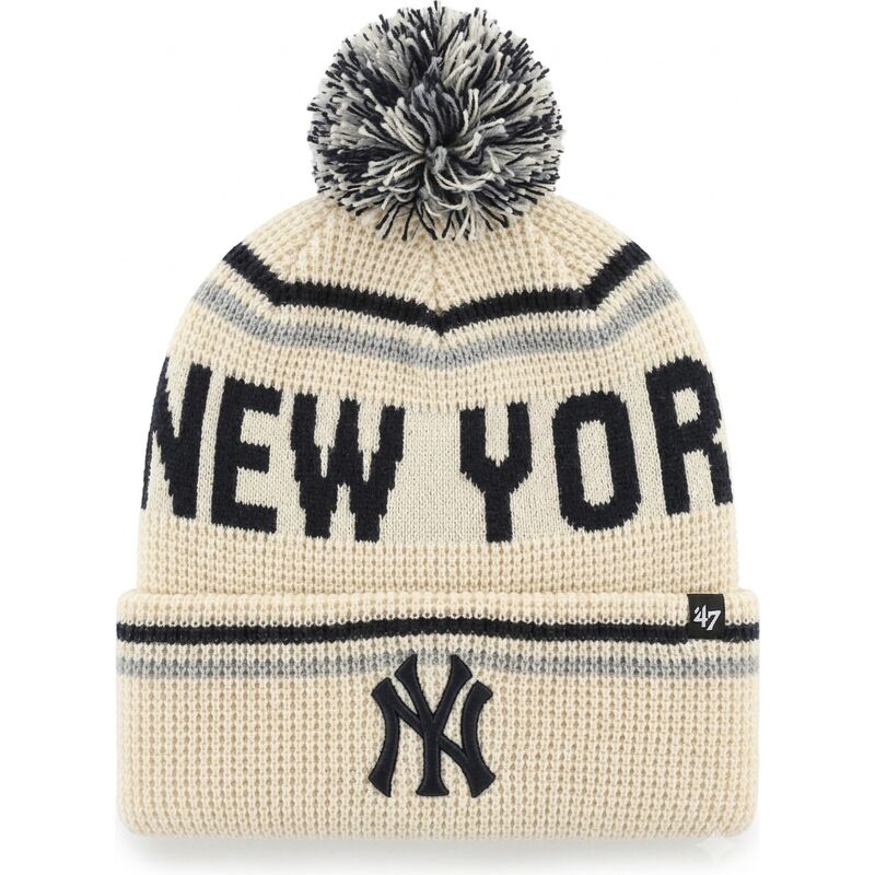 sapkak-pompon-kremszinu-quattrle-cuff-knit-new-york-yankees-mlb-47-brand