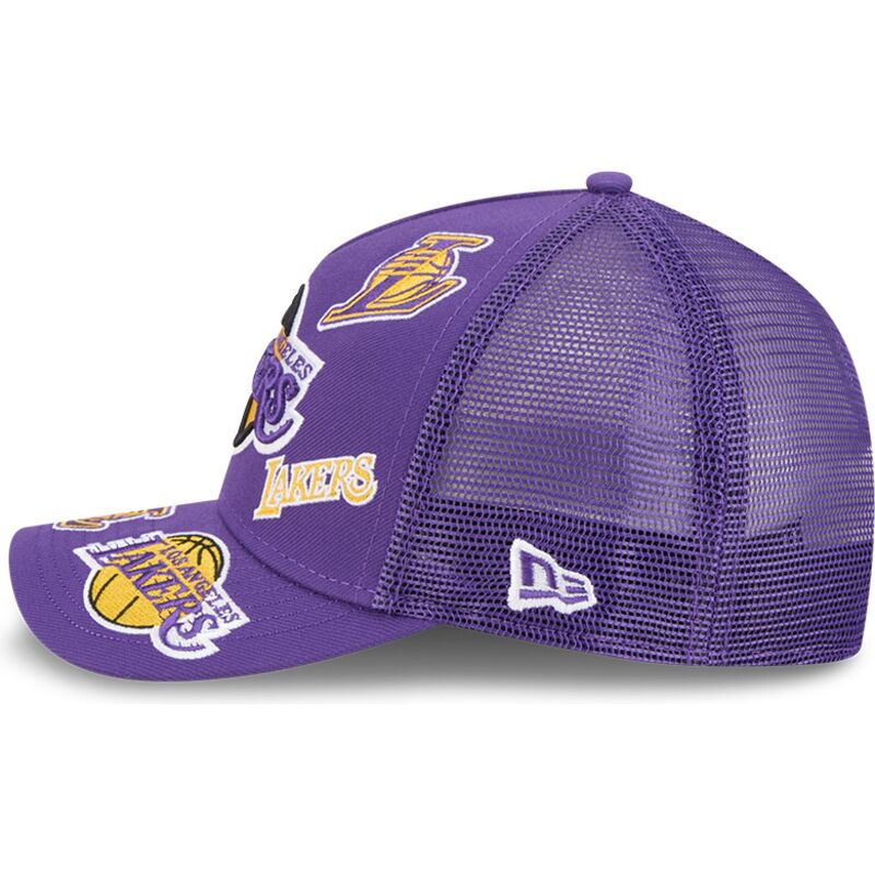 sapkak-ivelt-lila-snapback-9forty-m-crown-a-frame-all-over-los-angeles-lakers-nba-new-era