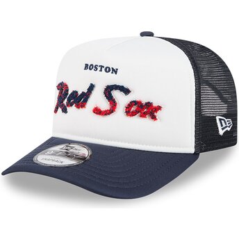 Sapkák ívelt sötétkék snapback 9FIFTY A Frame NA Lifestyle F1 Boston Red Sox MLB New Era