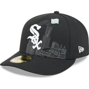 Sapkák ívelt fekete illesztett 59FIFTY Pin NA Lifestyle F1 Chicago White Sox MLB New Era