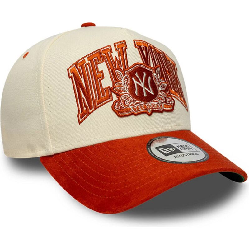 sapkak-ivelt-bezs-snapback-e-frame-wordmark-suede-new-york-yankees-mlb-new-era