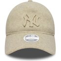 sapkak-ivelt-bezs-allithato-9twenty-a-frame-melton-luxe-new-york-yankees-mlb-new-era
