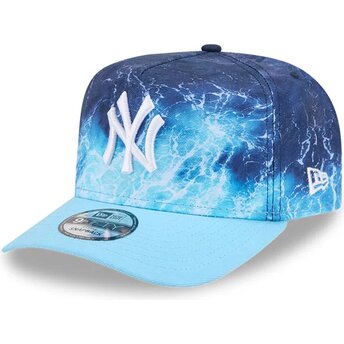 Sapkák ívelt kék snapback 9FIFTY A Frame Deep Water New York Yankees MLB New Era