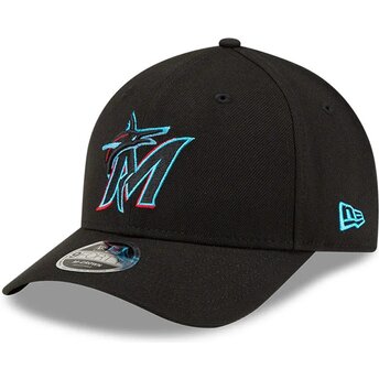 Sapkák ívelt fekete snapback 9FORTY M-Crown Player Replica Miami Marlins MLB New Era