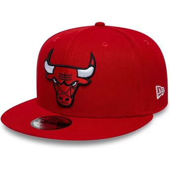 Sapkák lapos piros snapback 9FIFTY Chicago Bulls NBA New Era