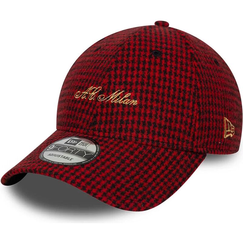 sapkak-ivelt-piros-allithato-9forty-houndstooth-ac-milan-serie-a-new-era