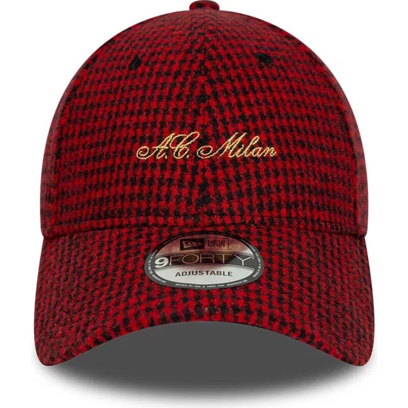 sapkak-ivelt-piros-allithato-9forty-houndstooth-ac-milan-serie-a-new-era