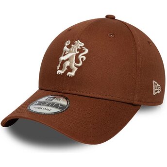 Sapkák ívelt barna snapback 9FORTY Team Chelsea Football Club Premier League New Era