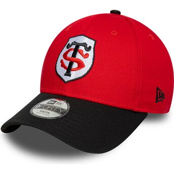 Sapkák ívelt piros snapback gyereknek 9FORTY Team Stade Toulousain Top 14 New Era