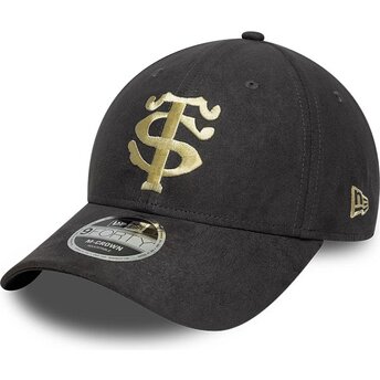 Sapkák ívelt szürke snapback 9FORTY M-Crown Suede Stade Toulousain Top 14 New Era