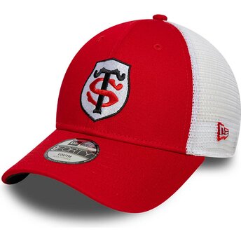 Sapkák ívelt piros állítható gyereknek 9FORTY League Stade Toulousain Top 14 New Era