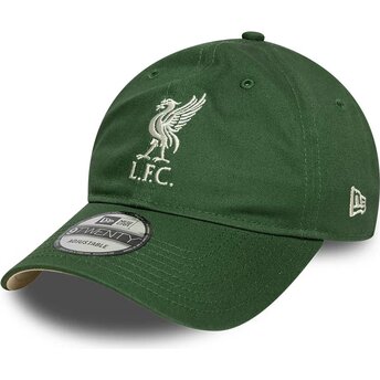 Sapkák ívelt zöld állítható 9TWENTY Seasonal Liverpool Football Club Premier League New Era