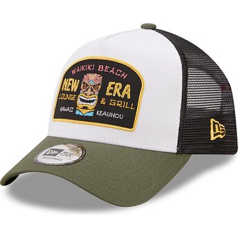 Sapkák ívelt zöld snapback A Frame Location Icon Hawaii New Era