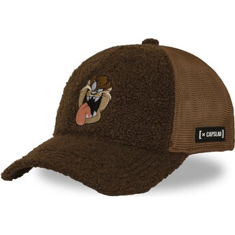 Sapkák ívelt barna snapback Tazmaniai ördög Looney Tunes Capslab