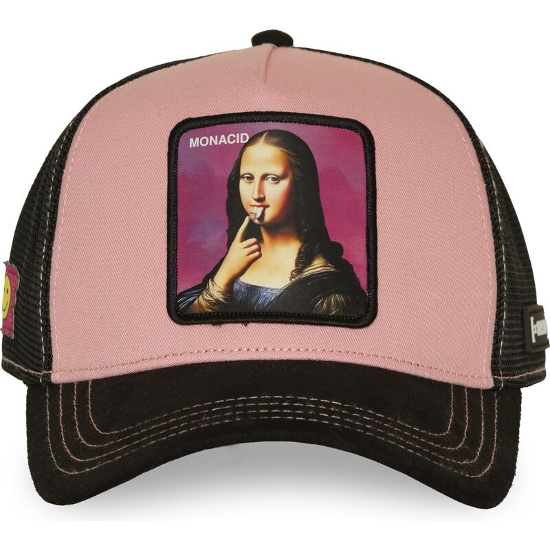 sapkak-ivelt-rozsaszin-snapback-acid-art1-monacid-mona-lisa-hiressegek-capslab