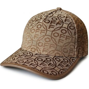 Sapkák ívelt barna állítható Off Jacquard Canvas L/AB c/o Off-White™