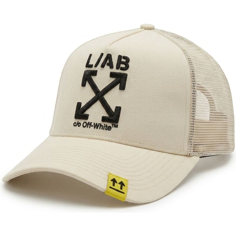 sapkak-ivelt-bezs-snapback-clamp-arrows-l-ab-c-o-off-white sapkak-ivelt-bezs-snapback-clamp-arrows-l-ab-c-o-off-white